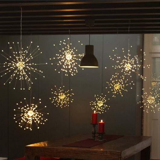 Luces Explosivas Estrella Plateada - Efecto Fuego Artificial - Image 11