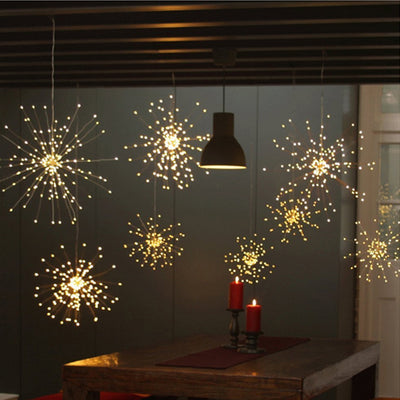 Luces Explosivas Estrella Plateada - Efecto Fuego Artificial - Image 4