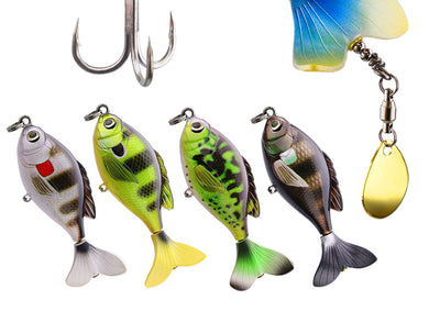 Señuelo Flotante con Hélice - Imitación de Pez para Pesca Profesional - Image 22