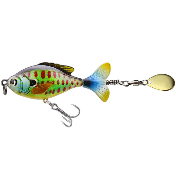 Señuelo Flotante con Hélice - Imitación de Pez para Pesca Profesional