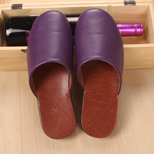 Pantuflas de Cuero Haining Premium - Hombre y Mujer para Casa Todo el Año - Image 15