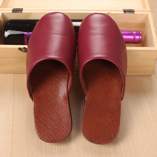 Pantuflas de Cuero Haining Premium - Hombre y Mujer para Casa Todo el Año - Image 13