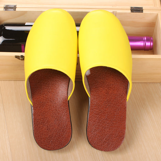 Pantuflas de Cuero Haining Premium - Hombre y Mujer para Casa Todo el Año - Image 18