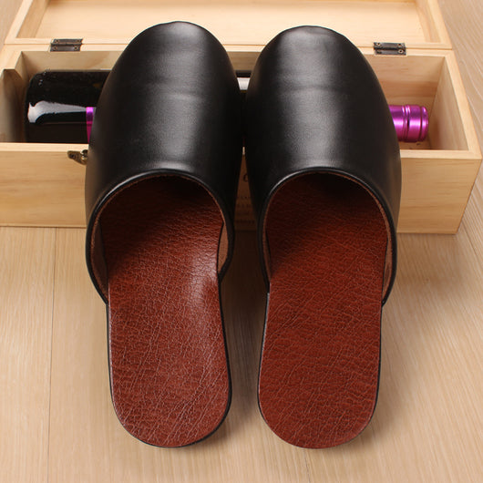 Pantuflas de Cuero Haining Premium - Hombre y Mujer para Casa Todo el Año - Image 6