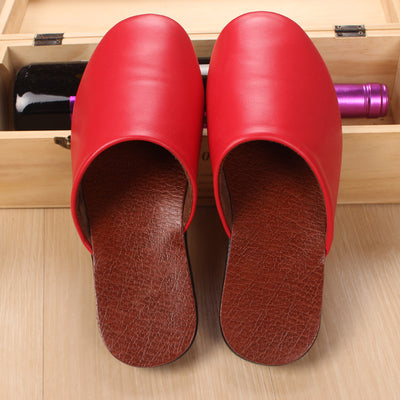 Pantuflas de Cuero Haining Premium - Hombre y Mujer para Casa Todo el Año - Image 9