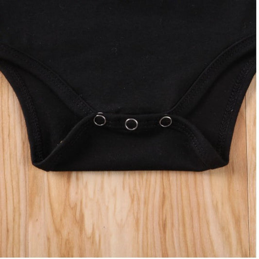 Jumpsuit Infantil Negro con Encaje y Diadema - Conjunto Elegante para Niña Verano - Image 2
