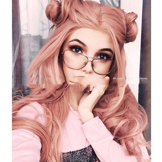 Peluca Ondulada Púrpura Larga - Estilo Anime y Cosplay - Image 3