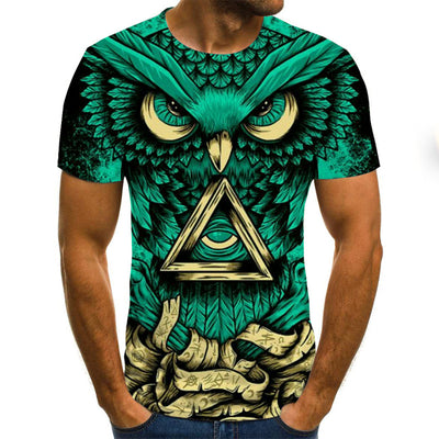 Playera Hombre Cuello Redondo Estampado Cruz Manga Corta Tendencia Urbana - Image 7