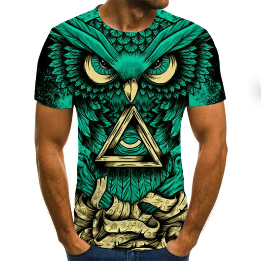 Playera Hombre Cuello Redondo Estampado Cruz Manga Corta Tendencia Urbana - Image 7