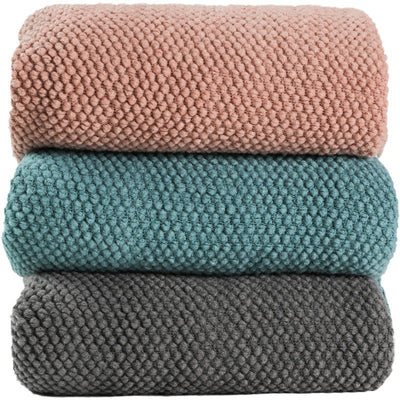 Manta Térmica Tejida para Cama y Sofá - Cobertor Versátil Colores Sólidos - Image 19