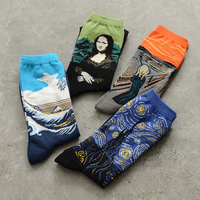 Calcetines Artísticos para Hombre - Diseños de Obras Maestras Clásicas - Image 14