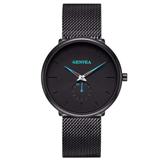Reloj de Pulsera Geneva para Hombre Cuarzo Acero Inoxidable Analógico - Image 3