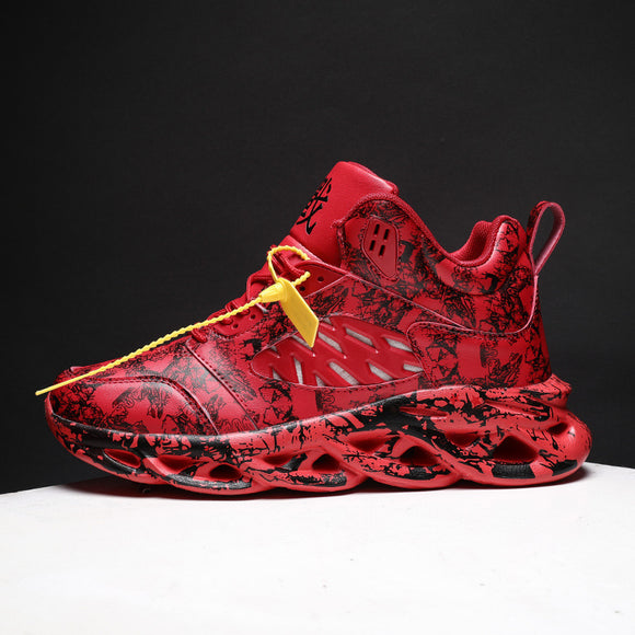 Zapatillas Deportivas Altas para Hombre - Zapatos de Baloncesto y Running Multifunción Talla Grande