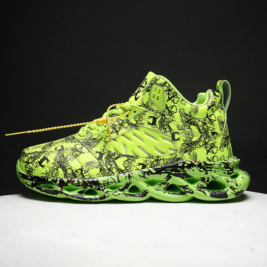 Zapatillas Deportivas Altas para Hombre - Zapatos de Baloncesto y Running Multifunción Talla Grande - Image 4