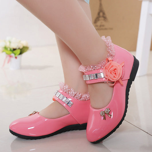 Zapatos de Cuero Princesa Color Puro - Image 5