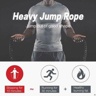 Cuerda para Saltar Pesada 25mm CrossFit - Entrenamiento de Alto Impacto - Image 10