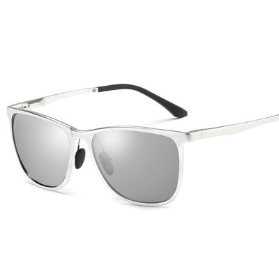 Gafas de Sol Polarizadas para Hombre - Aleación Aluminio-Magnesio con Lentes de Espejo - Image 6