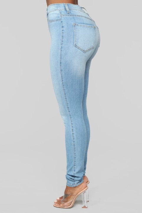 Pantalones Vaqueros Elásticos Cintura Alta para Mujer - Image 6