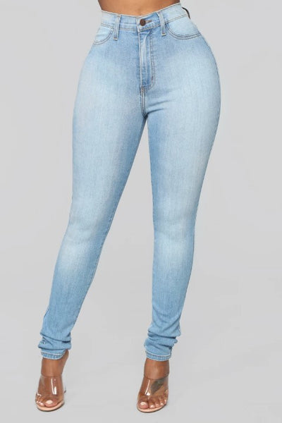 Pantalones Vaqueros Elásticos Cintura Alta para Mujer - Image 10