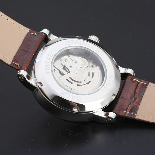 Reloj Mecánico Profesional de Tres Manecillas con Calendario y Esfera de Malla - Image 3