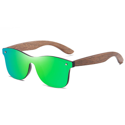 Gafas de Sol Fashion con Patillas de Nogal - Image 3