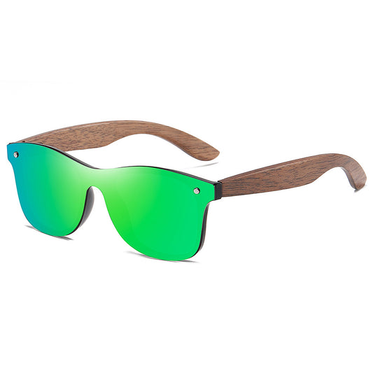 Gafas de Sol Fashion con Patillas de Nogal - Image 3