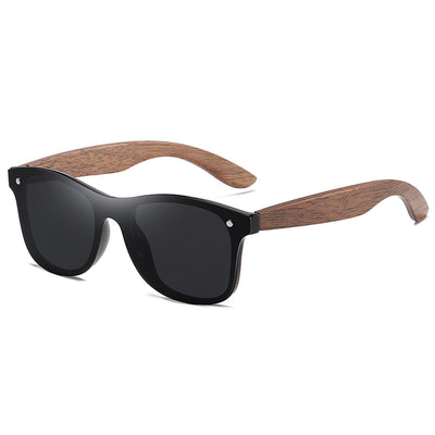 Gafas de Sol Fashion con Patillas de Nogal - Image 4