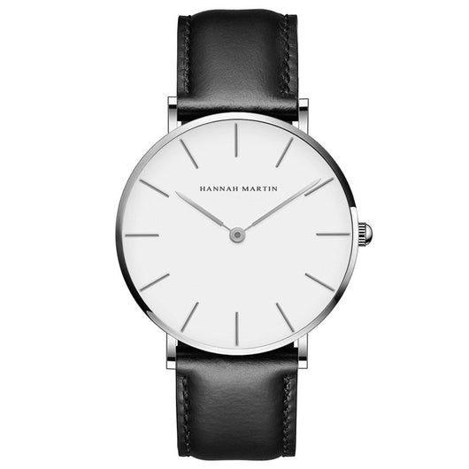 Reloj Pulsera Profesional Impermeable Unisex Negro y Café - Image 9