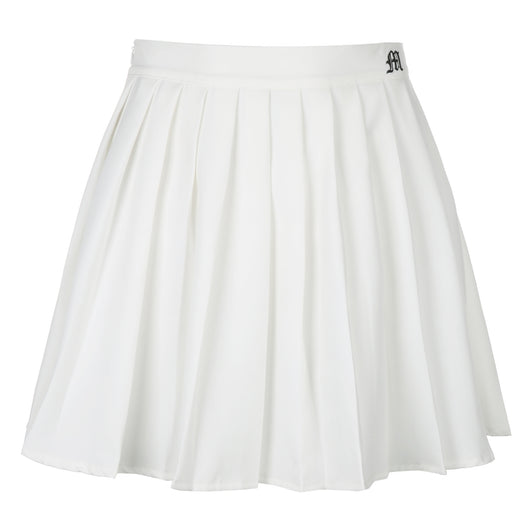 Falda Plisada Blanca Corta con Cintura Elástica para Mujer - Image 12