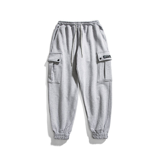 Overoles y Pantalones de Sudadera Japoneses de Color Sólido para Adolescentes - Image 9