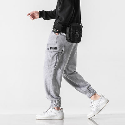 Overoles y Pantalones de Sudadera Japoneses de Color Sólido para Adolescentes - Image 10