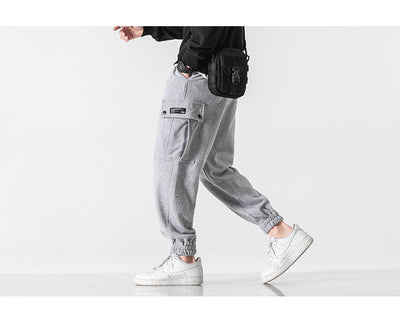 Overoles y Pantalones de Sudadera Japoneses de Color Sólido para Adolescentes - Image 13