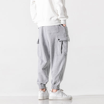 Overoles y Pantalones de Sudadera Japoneses de Color Sólido para Adolescentes - Image 15