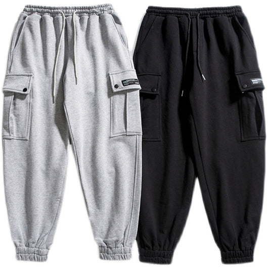 Overoles y Pantalones de Sudadera Japoneses de Color Sólido para Adolescentes - Image 16