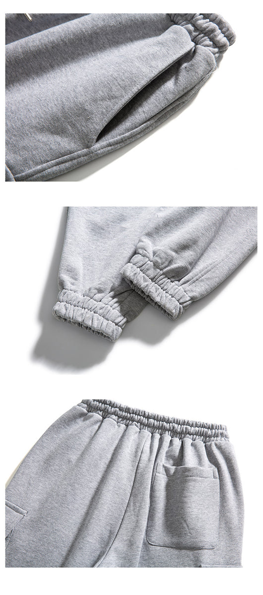 Overoles y Pantalones de Sudadera Japoneses de Color Sólido para Adolescentes - Image 18
