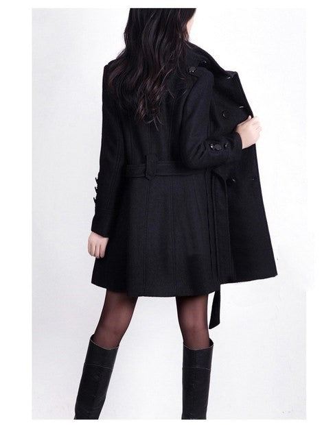 Abrigo Largo de Lana para Mujer - Colección Invierno - Image 6