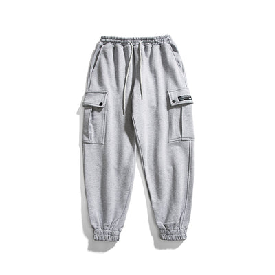 Overoles y Pantalones de Sudadera Japoneses de Color Sólido para Adolescentes - Image 3