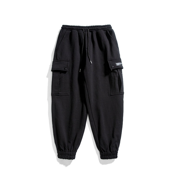 Overoles y Pantalones de Sudadera Japoneses de Color Sólido para Adolescentes