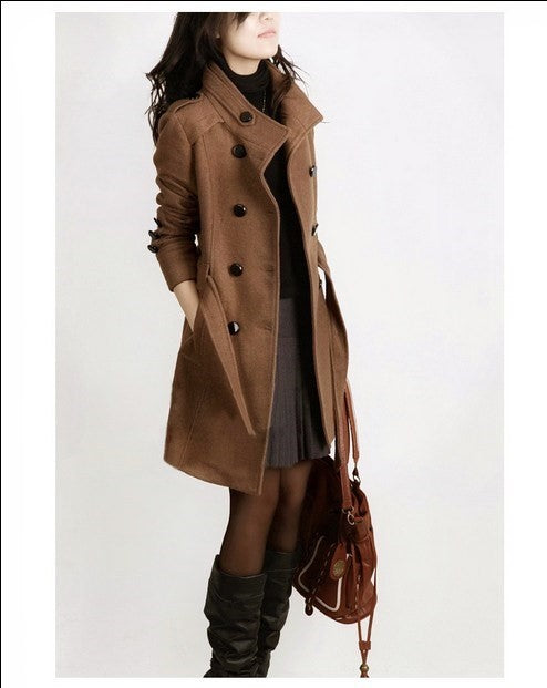 Abrigo Largo de Lana para Mujer - Colección Invierno - Image 3