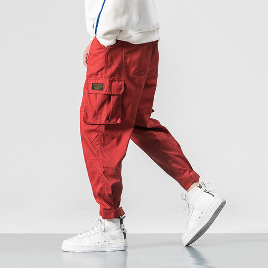 Pantalones Casuales Holgados Japoneses para Hombre - Talla Grande Otoño - Image 13