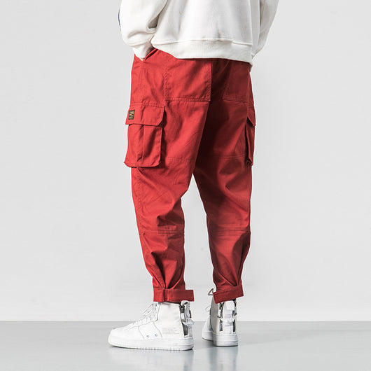 Pantalones Casuales Holgados Japoneses para Hombre - Talla Grande Otoño - Image 12