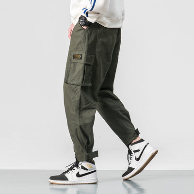 Pantalones Casuales Holgados Japoneses para Hombre - Talla Grande Otoño - Image 18