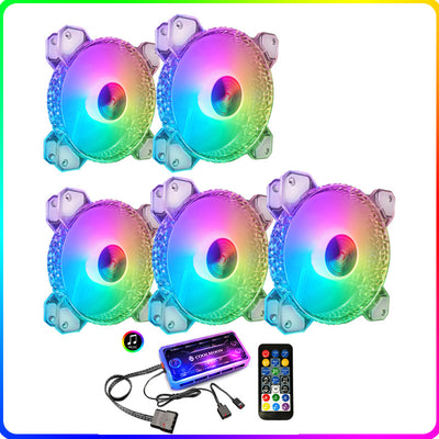 Ventilador RGB 12cm Silencioso con Apertura Diamante para PC - Image 14