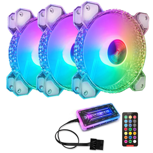 Ventilador RGB 12cm Silencioso con Apertura Diamante para PC - Image 20