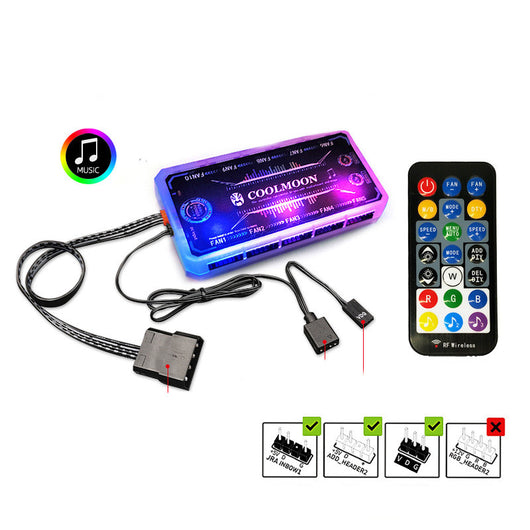 Ventilador RGB 12cm Silencioso con Apertura Diamante para PC - Image 19