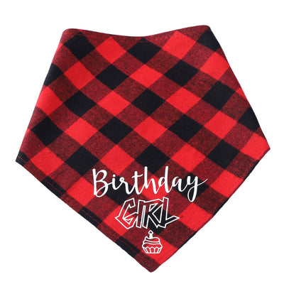 Pañoleta Triangular para Mascotas Cumpleaños - Bandana Algodón Cuadros Perros y Gatos - Image 6