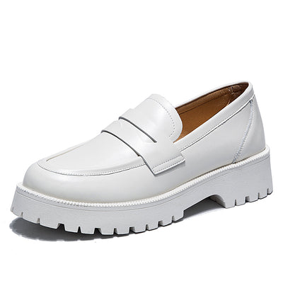 Mocasines Casuales Universitarios con Suela Gruesa - Estilo Tendencia para Mujer - Image 10