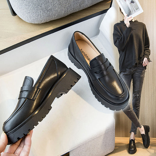 Mocasines Casuales Universitarios con Suela Gruesa - Estilo Tendencia para Mujer - Image 7