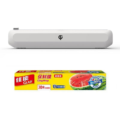 Dispensador de Film Transparente con Cortador Integrado para Cocina