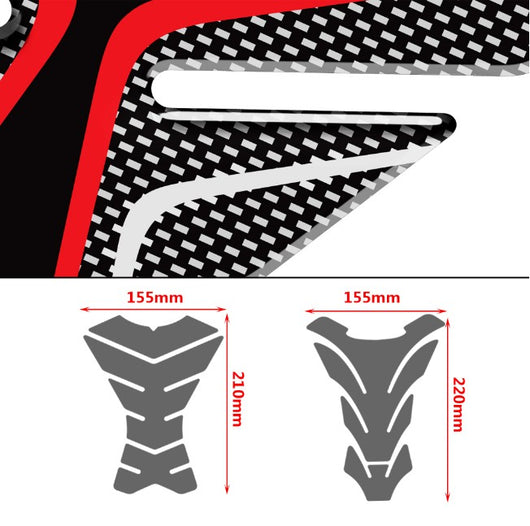 Adhesivo para Tanque de Combustible Moto - Diseño Espina de Pescado - Image 11